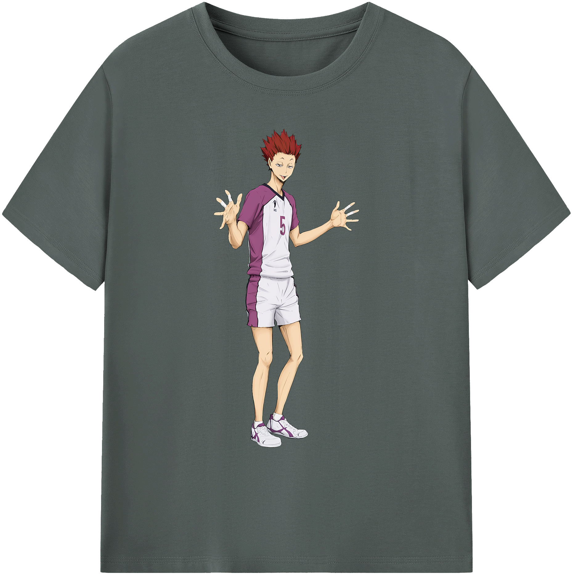 （画像用） ハイキュー!! Haikyu!! 綿100％ メンズ半袖Tシャツ｜肌触りやわらか＆通気性
